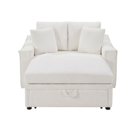Modern Chaise Sofa With Hidden Storage For Living Room