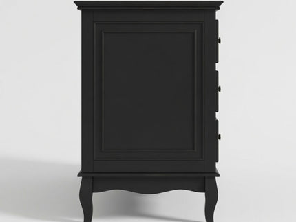 7 Drawer Dresser, Storage Chest - Black