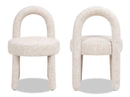 Penny - Round Arched Fully Upholstered Dining Side Chair (Set of 2)