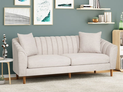 Contemporary 3 Seater Sofa With Accents