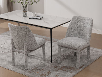Wide Minimalist Dining Chair