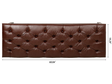 Bedroom End Of Bed Bench Tufted Upholstered End Of Bed Bench End Of Bed Entrance Shoe Bench With Nailhead Trim And Shelf Bedroom Upholstered Bench Living Room Shoe Rack Footstool