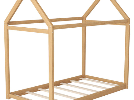 Wooden House Shaped Bed