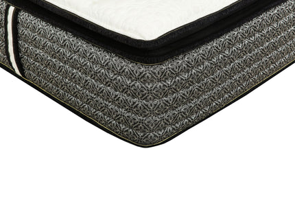14" Premium Pocket Coil Hybrid Mattress With Gel Memory Foam, Super Plush - Gray / White - King