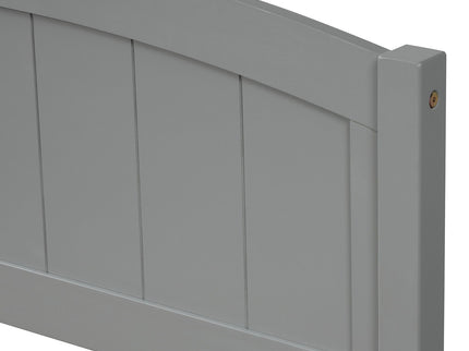 Platform Bed & Headboard, Footboard And Wood Slat Support