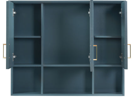 Modern Wall Mounted Medicine Cabinet With Adjustable Shelves, Soft Close Doors, High Define Mirror