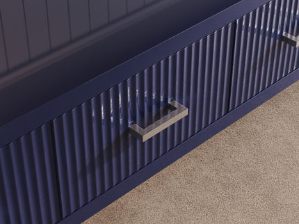 TV Stand With Slatted Drawers