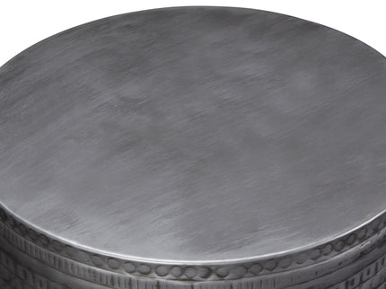 Johnsen - Handcrafted Large Metal Accent Table