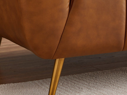 Ava - Sofa - Gold / Tan