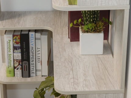 L-Shaped Corner Bookshelf