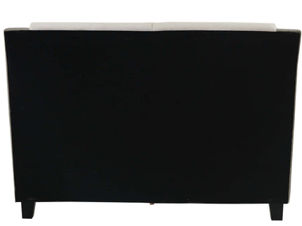 Bed Set With 2 Tone Upholstered Headboard
