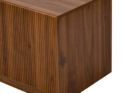 TV Stand, Media Console With Adjustable Shelves - Walnut