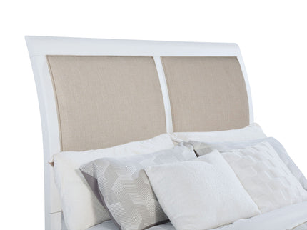 Talia - Queen Bed - White
