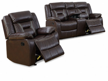 Living Room Set With Pillow Armrest And Tufted Backrest