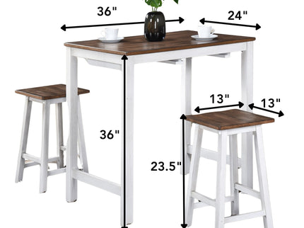 3 Pieces Counter Height Set