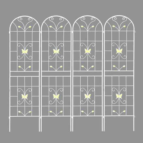 Garden Metal Trellis Rustproof Trellis For Climbing Plants Outdoor Flower Support