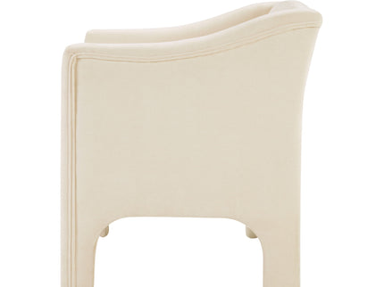 Barrel Accent Chair With Enclosed Arms