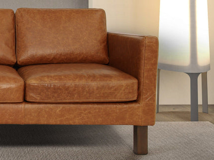 Memphis - Waxy Sofa - Cognac
