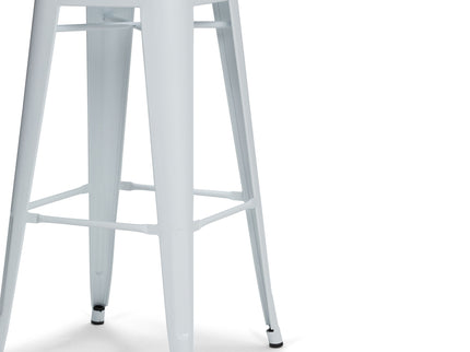 Rayne - Curved Back Metal Stool (Set of 2)