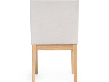 Contemporary Dining Chair SetWith Upholstered Fabric