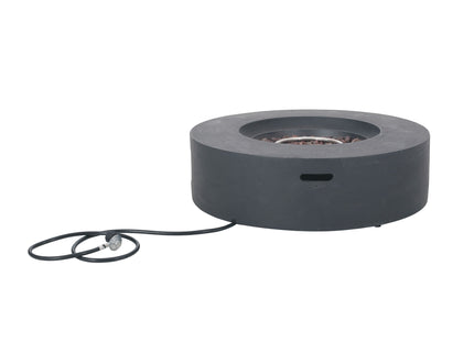 Modern Lightweight Concrete Outdoor Circular Fire Pit 50, 000 Btu