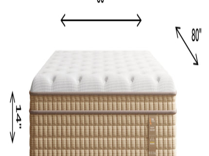 14" Hybrid Mattress With Innerspring & Gel Memory Foam