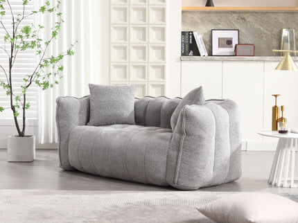 Cozy Beanbag Chair With High Resilience Foam Core For 2