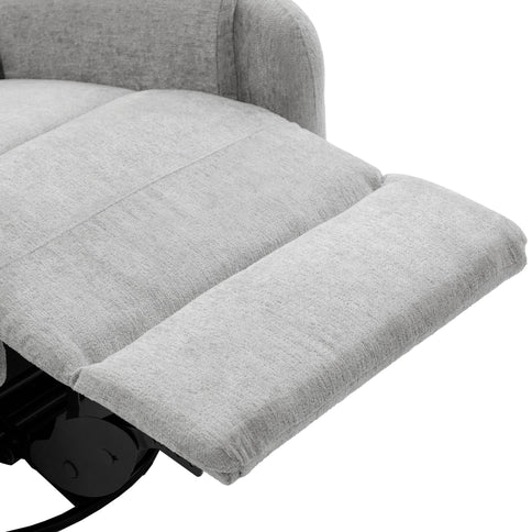 Manual Recliner Massage Chair With Swivel Rocker, 8 Massage Modes, Side Storage Pocket