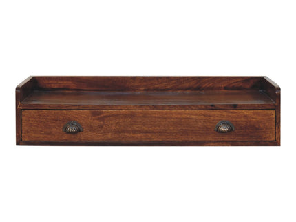 Belmont - Wall Mounted Console Shelf - Chestnut
