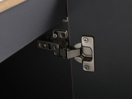 Modern Freestanding Bathroom Vanity With Resin Sink & Soft Close Cabinet Doors