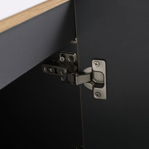 Contemporary Freestanding Bathroom Vanity With Adjustable Shelves