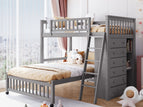 Dark Gray / Twin over Full