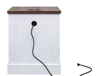 Nightstand With Adjustable Shelf