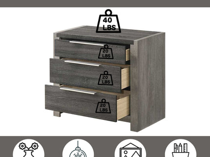 Jehoram - Nightstand - Gray