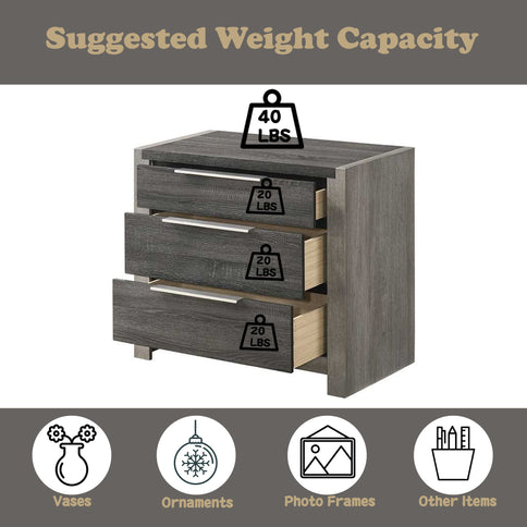 Jehoram - Nightstand - Gray