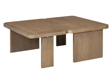 Modern Minimalist Coffee Table Set With Splicing Design