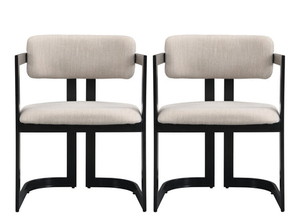 Upholstered Dining Armchairs (Set of 2)