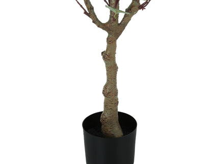 46" Tall, Artificial Plant, Eucalyptus Tree, Indoor, Faux, Fake, Floor, Greenery, Potted, Decorative - Green / Black