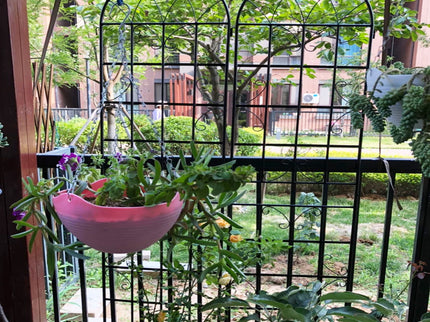 Metal Garden Rustproof Trellis For Climbing Plants Outdoor Flower Support