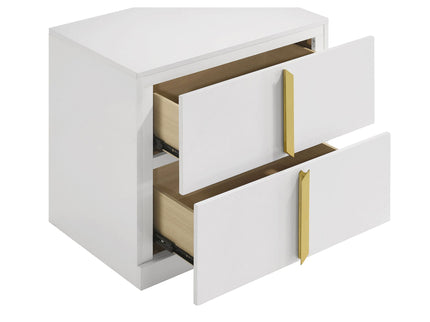 Lauryn - 2 Drawer Nightstand - Gloss White