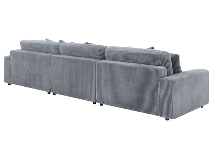 Cassidy - Upholstered Sectional Sofa With Reversible Cushions