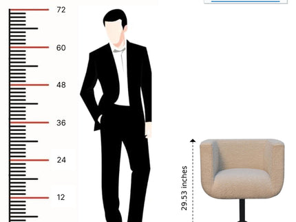 Swivel Chair - Cream