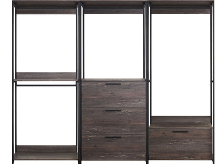 Monica - Walk-In Closet System - Rustic