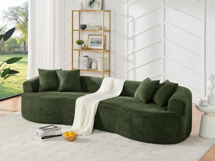 4 Seater Curved Cloud Sectional Sofa
