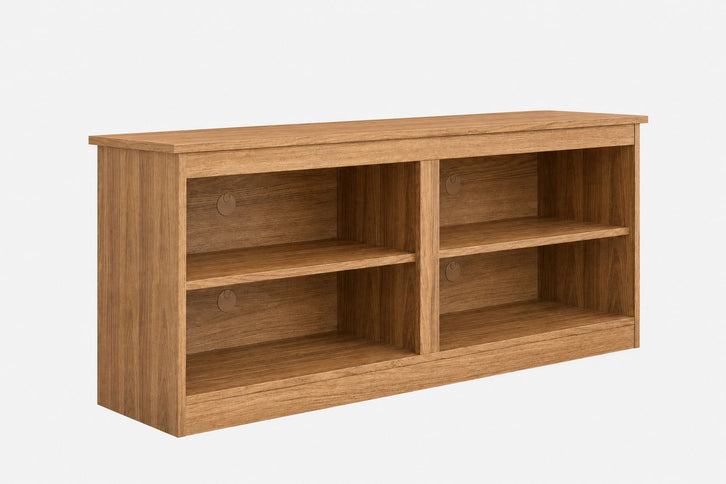TV Stand For TVs Up To 50" With Open Shelves And Cable Management