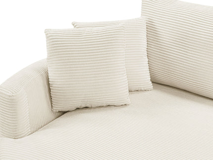 Oversized Double Chaise Lounge Sofa With USB Ports