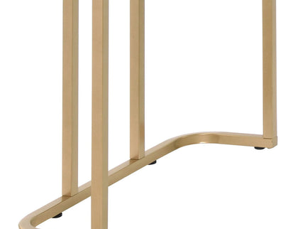 Estie - Writing Desk - White / Gold
