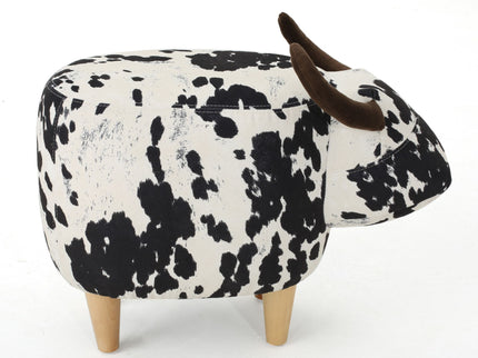 Cow Shaped Ottoman Footstool