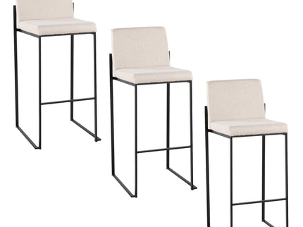 Fuji - Contemporary High Back Barstool Elegant Design