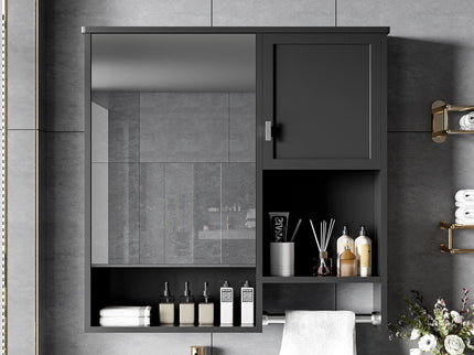 Modern Wall Mounted Bathroom Medicine Cabinet, Bathroom Wall Storage Cabinet With Mirror